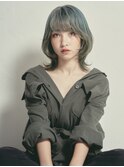 ボブ/カーキグレージュ/マッシュショート/大人かわいい[新宿駅]