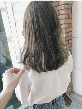 アンカーデイズ(Anchor Days) 透け感オリーブベージュ ロング/ブラウンベージュ/ダブルカラー