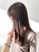 フォーク FOLK&nbsp;【FOLK】透明感グレージュ☆似合わせサラサラストレートロング♪