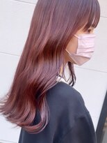 ベル バイ マグ(belle by Mag) 20代30代髪質改善カラーベリーピンクカラー艶感