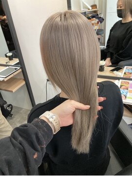 ラフ 難波店(LAFF) #黒髪#ボブルフ#ネビージュ#小顔#ワンレン