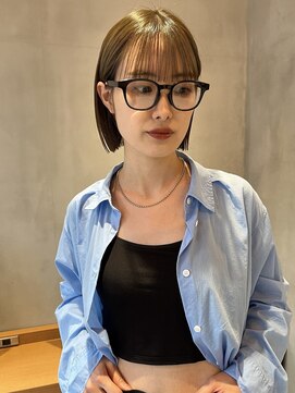 ニコ トウキョウ ヨコハマ(nico) 切りっぱなし/ミニボブ/切りっぱなしボブ/酸性ストレート