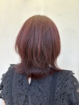 ジュエ ヘアー デザイン(Jue hair design)&nbsp;ピンク×レイヤーカット