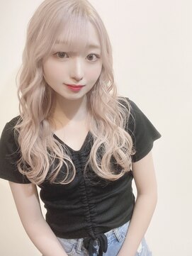 ファンド 千葉(fand) ホワイトブロンド/韓国ヘア/レイヤーカット/千葉/MANAMI