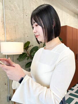 ノエ(noe) 顎ボブ×地毛風カラー