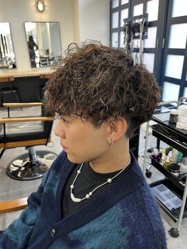 ジーニー 横浜(giinii) 刈り上げマッシュ　プードルパーマ