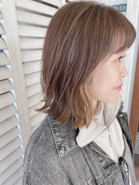 リリー(Lily) くびれボブ+イヤリングカラー/Lily野田