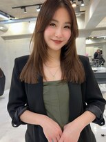 サイン 表参道(SIGN)&nbsp;韓国ヘアイメチェンハッシュカット似合わせカットレッドブラウン