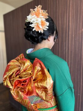 エフプロモーションフローラ(FLORA) はたちの集いヘアセット