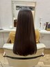【柔らかストレート】低ダメージ縮毛矯正＋カット＋トリートメント