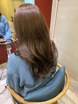 ローレンジウ(LOREN JU)&nbsp;透明感髪質改善ベージュダブルカラーミルクティーグレージュ