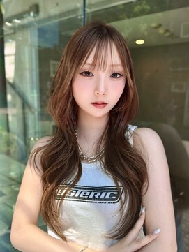 クム(kumu) 【kumu】ロングレイヤー/顔周りカット/栄/名古屋