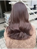 ラベンダーグレージュ　20代/30代/ハイライト