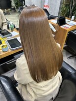 トクテ 高円寺(tokute)&nbsp;髪質改善/縮毛矯正/オレンジベージュ