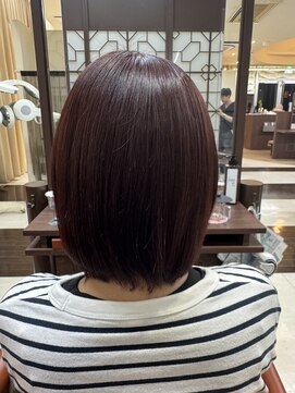 ウィーブ 成田店(Weve) ホワイトグレージュ/デジタルパーマ／チェリーブラウン/成田