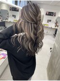 縮毛矯正髪質改善ハイライトレイヤーカット枚方美容室エクステ