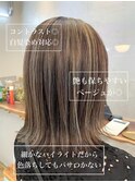 細めハイライト☆くびれボブ☆ブリーチ髪質改善◎20代～50代