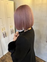 ジルバイジゼル(JILL by GiseL)&nbsp;ボブ ピンク ハイトーン ケアブリーチ 10代20代