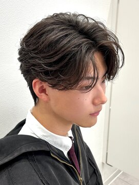 オーシャントーキョー 仙台(OCEAN TOKYO) フェザーパーマセンターパートツーブロックフェザーショート