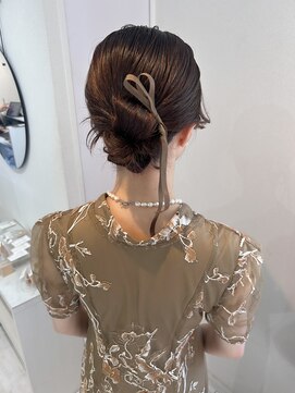 ディティカ サウ(Dityca sow) カチモリヘア/タイトシニヨン/結婚式/参列/お呼ばれヘア