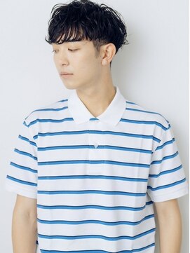 ヨハク メンズ 大阪梅田中崎町(yohaku メンズ) <60>ニュアンスパーマ×マッシュ×メンズカット