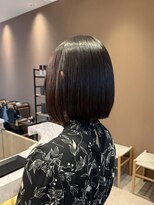 スーリール 小倉店(Sourire)&nbsp;グラボブ☆黒髪美髪縮毛矯正☆20代30代