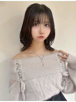 ハロ ハッピーヘアライフ 長居店(Halo happyhairlife)&nbsp;アプリコットオレンジハイライトカラーバレイヤージュ