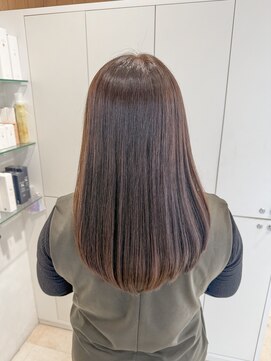 ポート 蕨(PORT) 【篠原】髪質改善ストレート オリーブベージュ