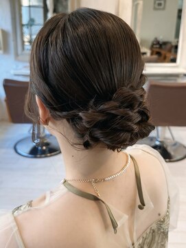 結婚式参列ヘアセット/パーティーヘア/お呼ばれヘア