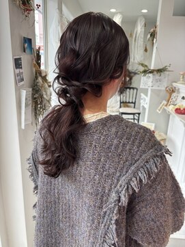 ピンクベージュ(*´ω｀*)