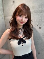 ロール 博多(Role)&nbsp;ミディアムレイヤーカット/似合わせカット/ダークアッシュ/縮毛