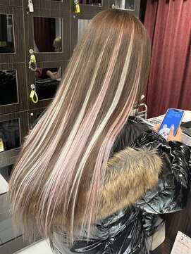 プライズ 錦糸町北口店(prize) エクステハイライト/ホワイト/ピンク【錦糸町北口】hina