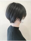【morio成増/一戸】大人可愛い黒髪丸みショート
