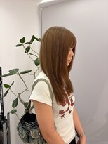 ビビディ バビディ ブー 河原町三条店(Bibbidi.bobbidi.boo)&nbsp;顔周りカット/レイヤーカット/ブリーチカラー/ヘーゼルベージュ