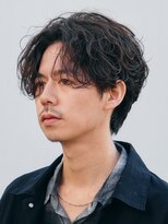 バイフィフス 原宿/表参道(by fifth)&nbsp;原宿微分けセンターパートシャドウパーマビジネスヘア刈り上げ
