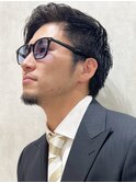 men's/メンズ/メンズカット/韓国/黒染/顔周り/ダウンバング/池袋