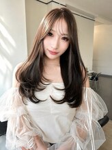 ユイマァル 倉敷(YUIMARL) 倉敷20代30代★艶髪レイヤーカット★オリーブベージュカラー★