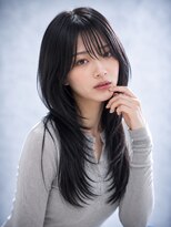 アッシュ 桜木町店(Ash)&nbsp;桜木町/横浜/ハイレイヤーカット/黒髪ロング