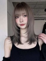 ロッソ 大橋店(Rosso)&nbsp;グレージュの柔らかミディアム【大橋】