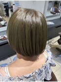 カーキグレージュカラー×バイカルテトリートメント