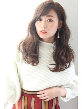 ヘアサロン ドットプラス 町田店(dot. plus) グレージュ×セミロング×ウェーブ［町田］