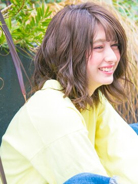 リリアン 青山(relian) 伸ばしかけヘアはふんわり軽い質感で♪relian青山