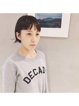 フェンヘアーアイス 中目黒(Fen.hair ici) ワイドバング切りっぱなしボブ