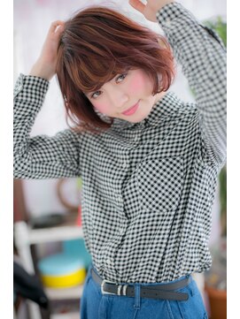 ミック 日暮里店(miq) スポンテ二アスカラーのエアリーボブa