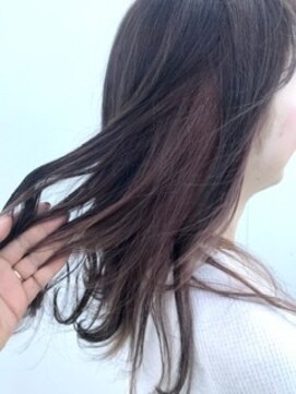 ヒビカ(HIBIKA) 【HIBIKA】インナーカラー×ピンクベージュ