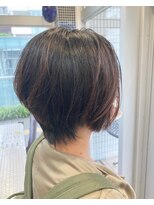 スタジオ アルファプラス 日暮里店(studio α+)&nbsp;前下りショートボブ【スタジオアルファプラス日暮里】