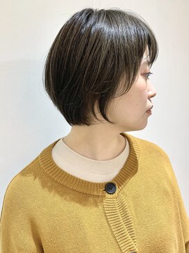 フォーク FOLK 【FOLK】透明感ダークグレージュ☆似合わせくびれショート♪