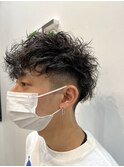 ツイストスパイラルパーマ メンズカッ