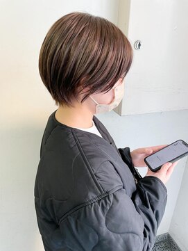 キャンバス バイ ネオリーブ 横浜西口(Canvas by neo.) 大人可愛い小顔丸みショートボブ 20代30代40代