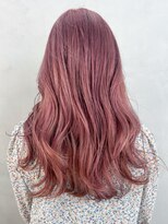 アイティーバイアルバム 八王子店(IT by ALBUM) ピンクベージュ_外ハネボブセクションカラー_ba394141